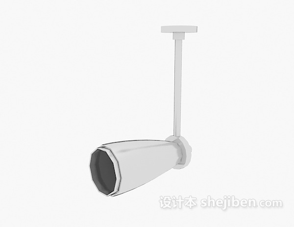 无贴图射灯3d模型下载