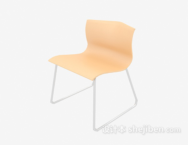 简洁休闲椅3d模型下载