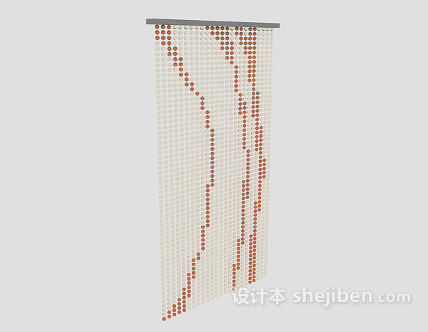 门帘3d模型下载