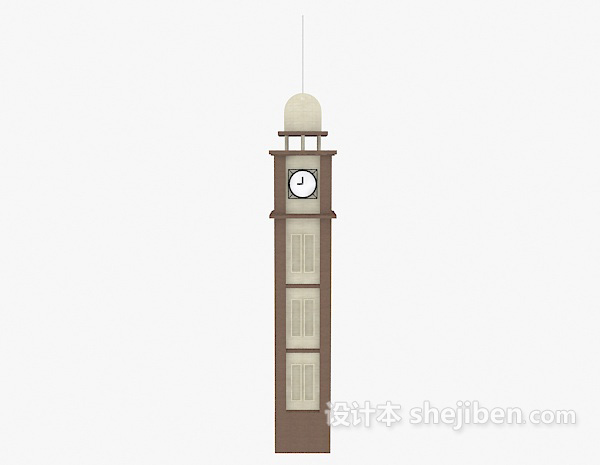 欧式风格建筑3d模型下载