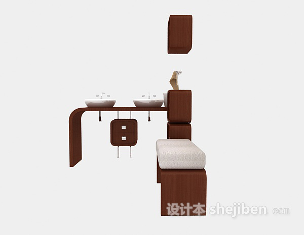 厨卫洗浴组合3d模型下载