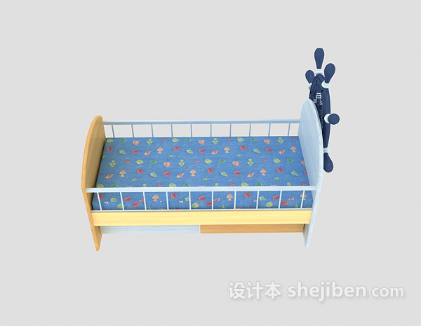 婴幼儿摇篮床3d模型下载