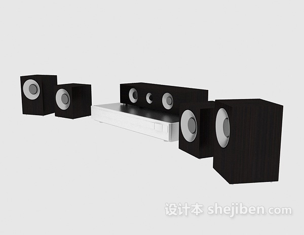音箱集合3d模型下载