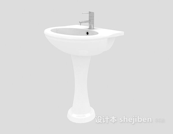 亚克力材料洗手池3d模型下载