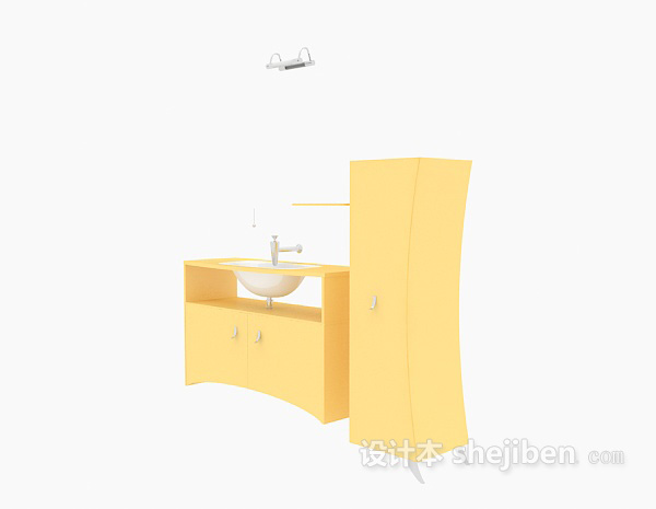 现代 洗面盆3d模型下载