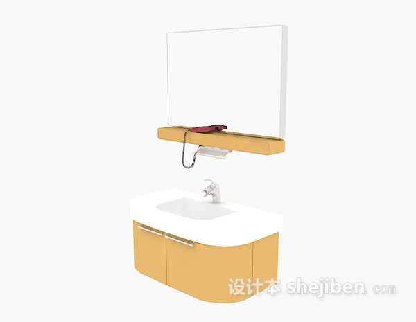 家用洗面盆3d模型下载