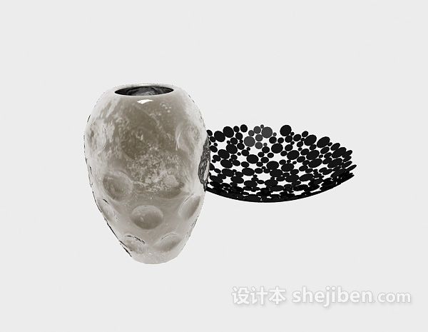 家居陶瓷摆设品3d模型下载