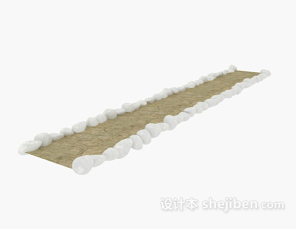 石子小径3d模型下载