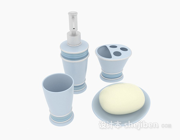 洗漱小件3d模型下载