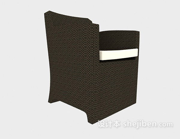 编织休闲椅3d模型下载
