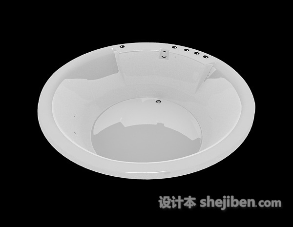 亚克力浴缸3d模型下载
