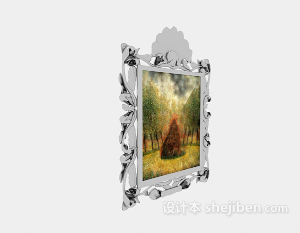 挂画装饰品3d模型下载