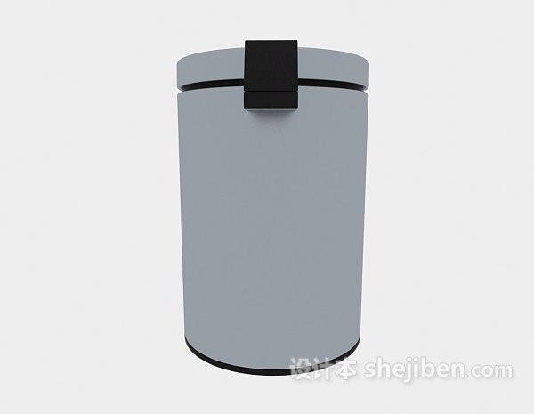 生活垃圾桶3d模型下载