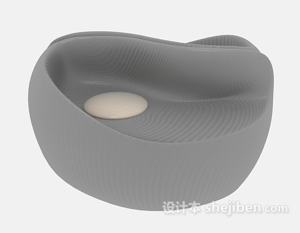 双人创意沙发3d模型下载