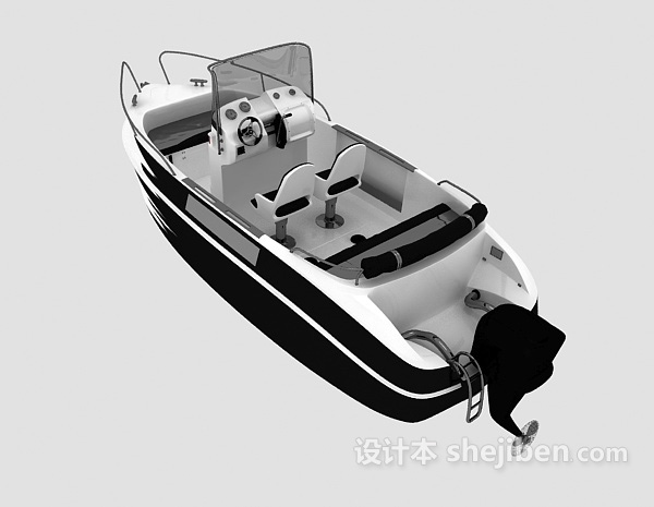 游艇交通设施3d模型下载