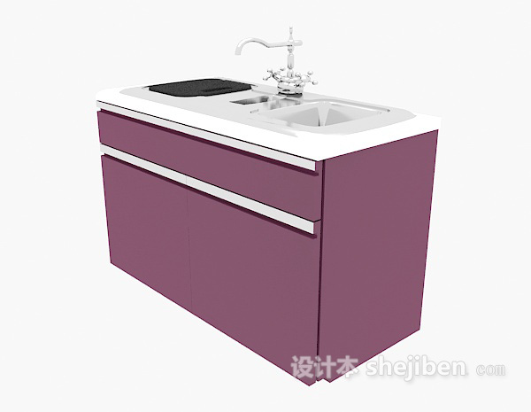 厨卫洗面盆3d模型下载