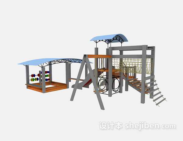 儿童玩耍设施3d模型下载