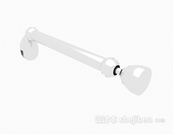 锌合金拉手3d模型下载