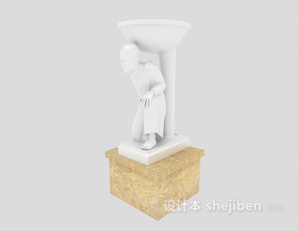家居建筑摆件3d模型下载