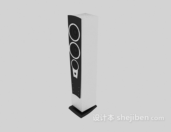 影院音箱3d模型下载
