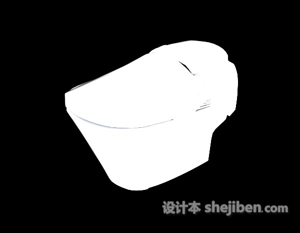 老式马桶3d模型下载