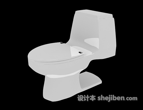 厨卫坐便器3d模型下载