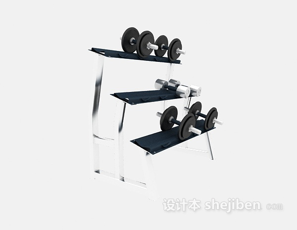 举重器材3d模型下载