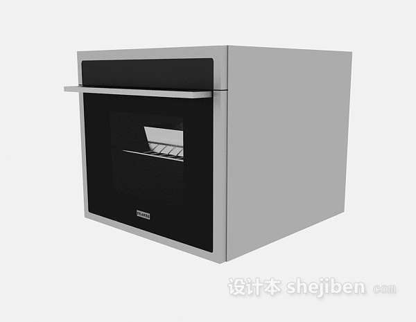 小型烤箱3d模型下载