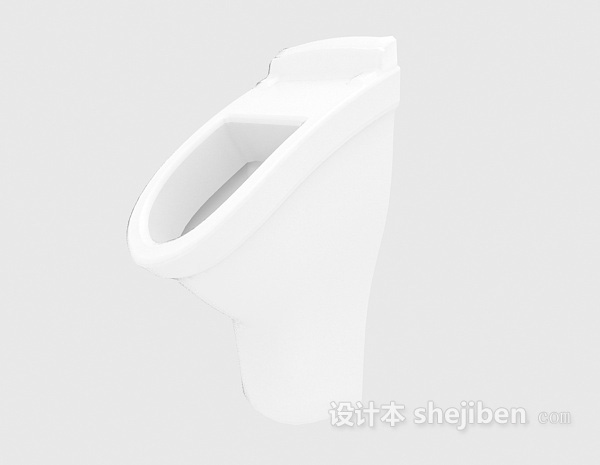 男士厕所小便器3d模型下载