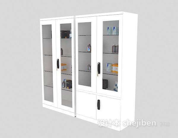 医院柜子3d模型下载