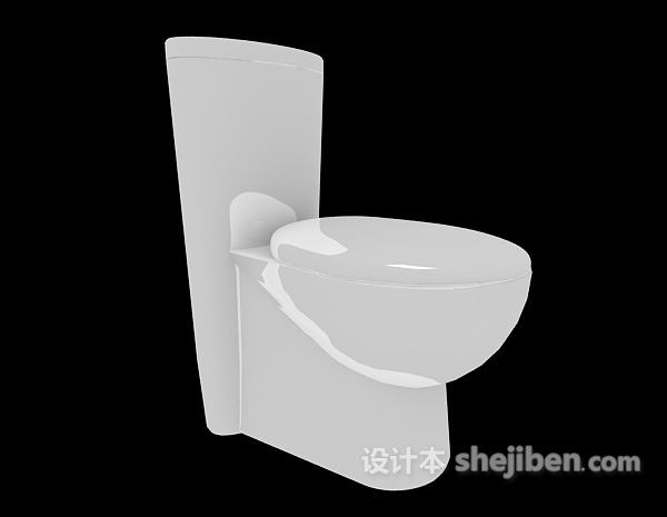 家用马桶3d模型下载