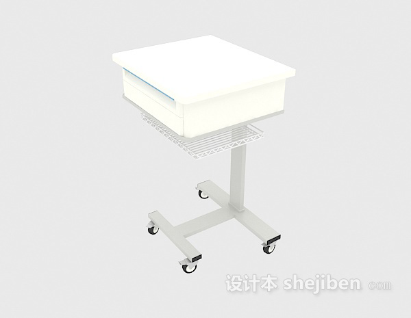 医疗推车架3d模型下载
