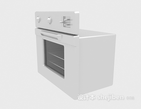 家电微波炉3d模型下载