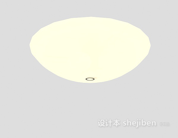 卧室吸顶灯3d模型下载