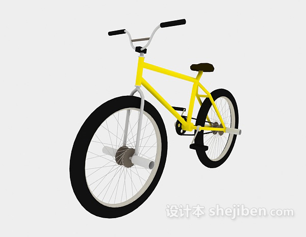 炫酷自行车3d模型下载
