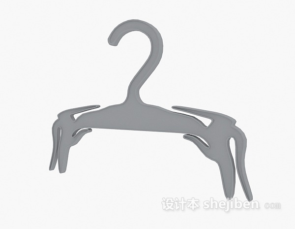 实用衣架3d模型下载