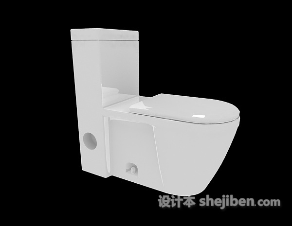家居坐便器3d模型下载