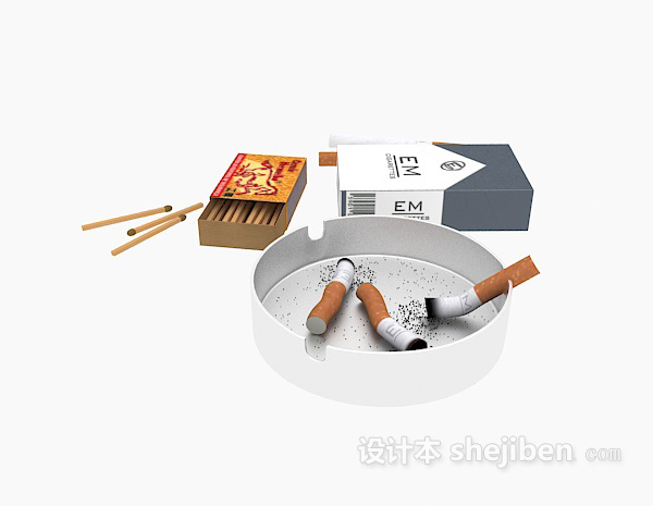 香烟盒3d模型下载