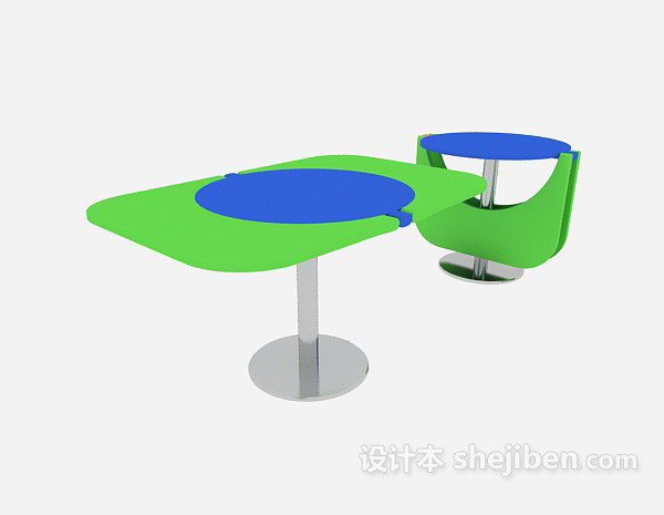 休息区小桌3d模型下载