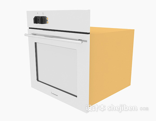 家用小型微波炉3d模型下载