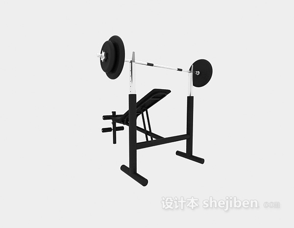 举重体育器材3d模型下载