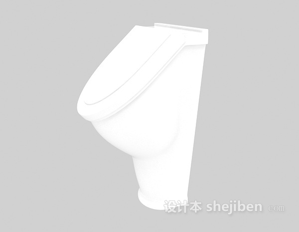 现代风格小便器3d模型下载