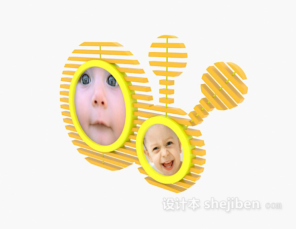 创意相框3d模型下载