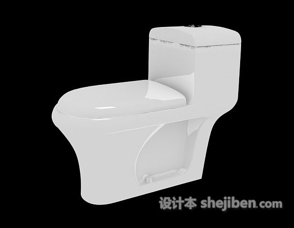 家庭马桶3d模型下载
