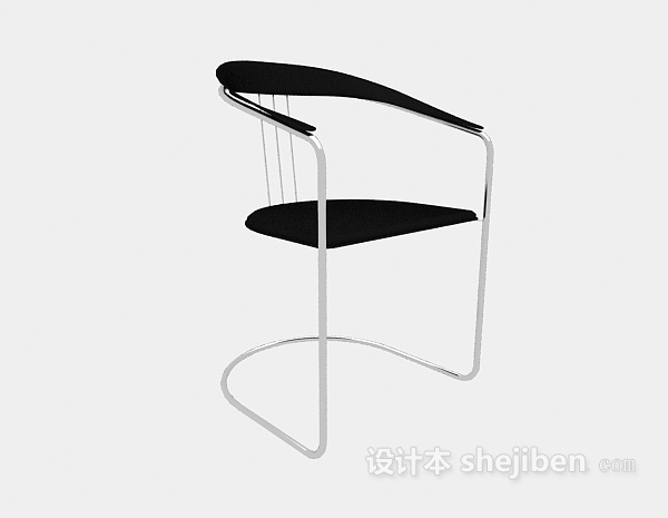 简约理发椅3d模型下载