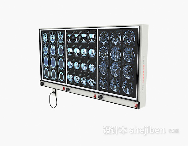脑部诊断图3d模型下载