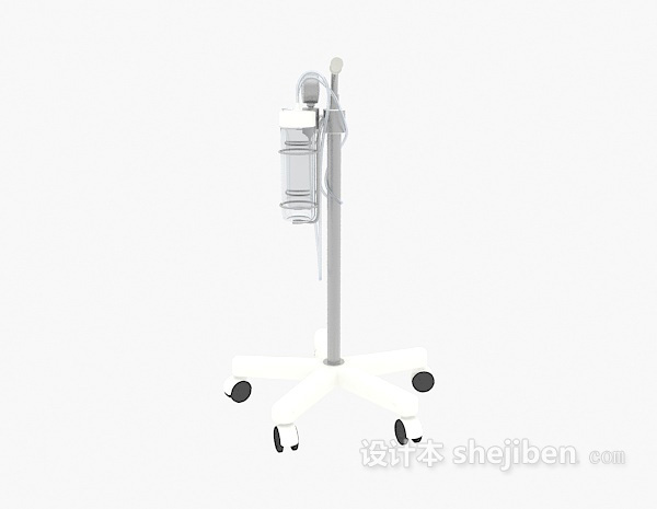 医院吊瓶挂架3d模型下载