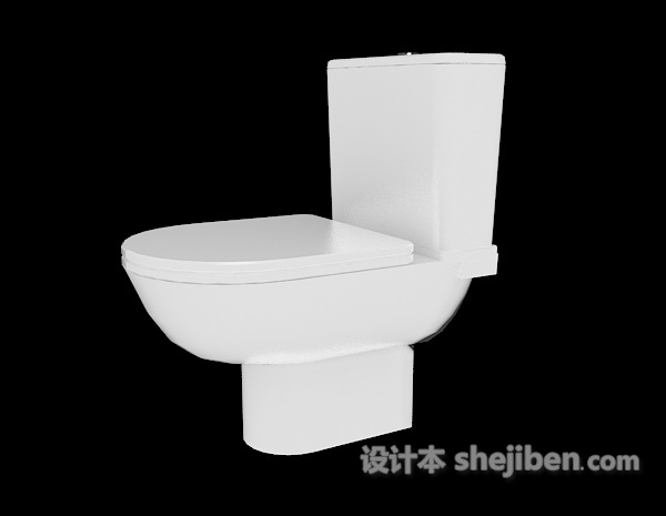 宾馆坐便马桶3d模型下载