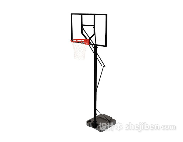 篮球框3d模型下载