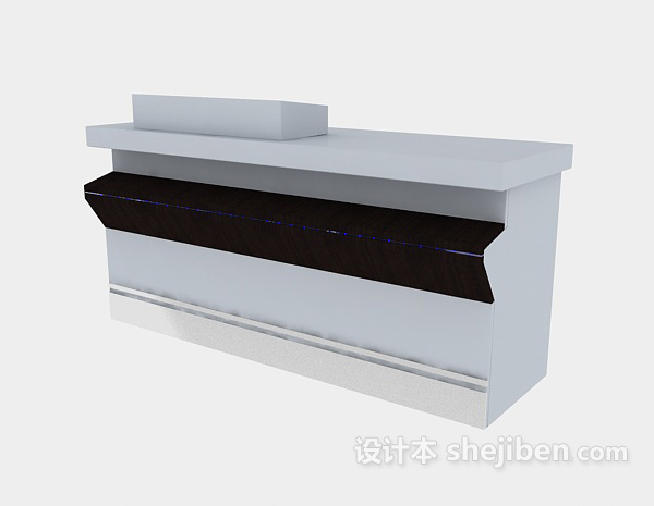 药店收银台3d模型下载